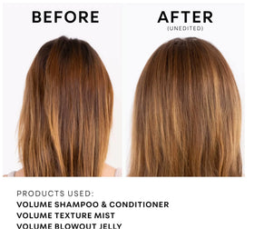 NatureLab.TOKYO shampoo pump close-up shows gentle cleansing without weigh-down.