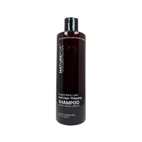 Naturepop Black Garlic Shampoo bottle front with sulfate free formula for daily use