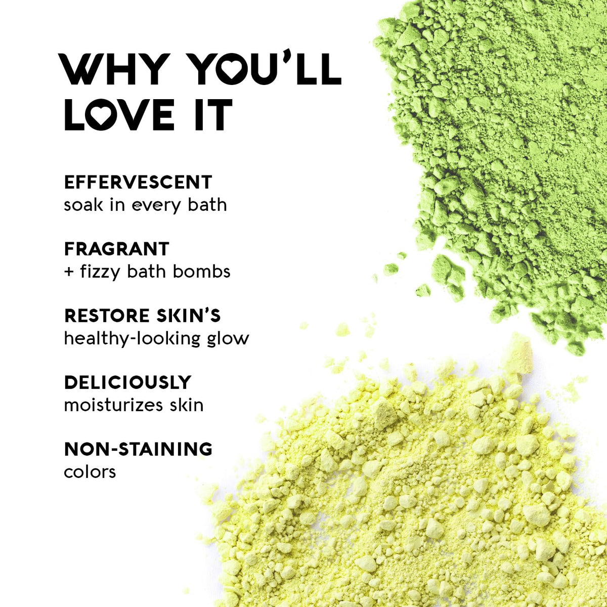 Witch hazel enriched Nature's Beauty bath bomb soothing the skin after bathing