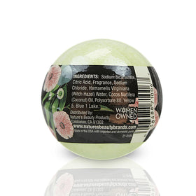 Nature's Beauty eucalyptus and tea tree bath bomb offering a calming aromatherapy moment
