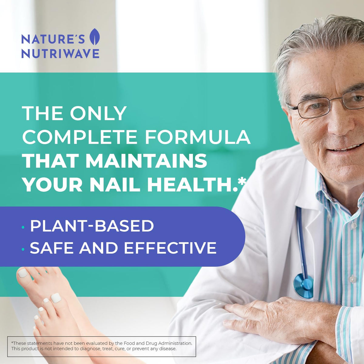Nature’s NutriWave Kerassentials Oil showcases Lavender and Tea Tree aromas for soothing, skin-friendly care.
