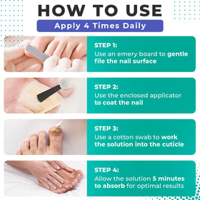 Applied to nails during routine care for gentle conditioning.
