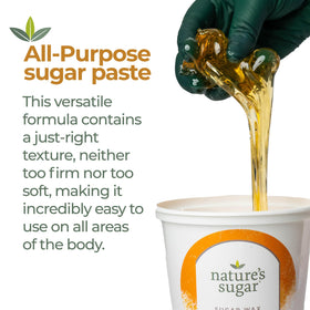 Nature's Sugar soft, pliable texture enables smooth, controlled application.