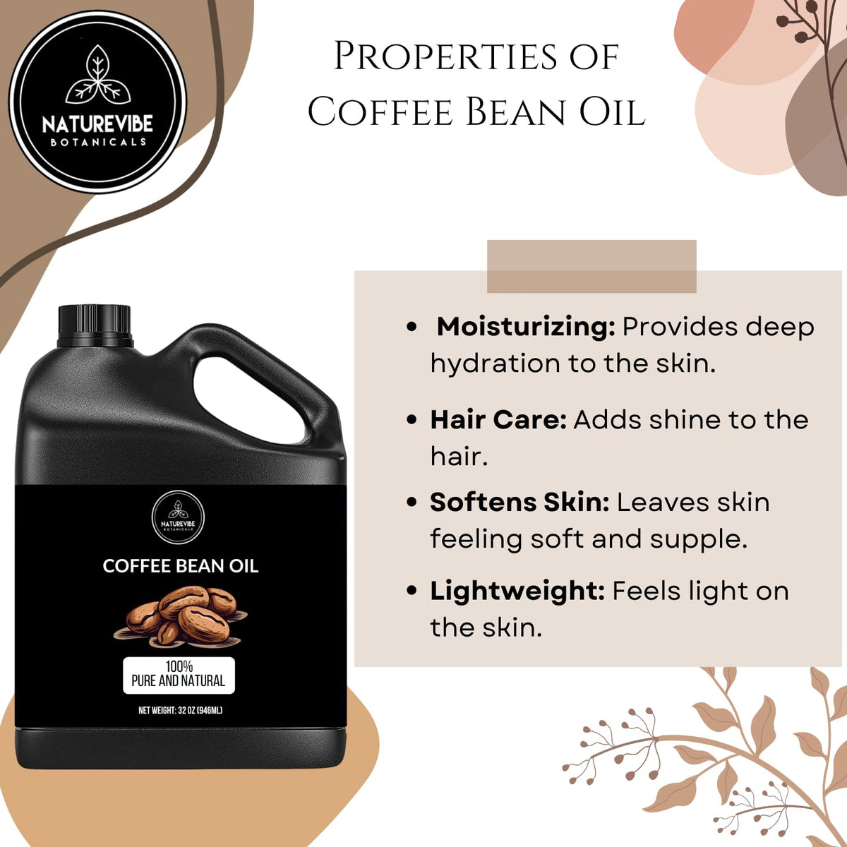 Naturevibe Coffee Bean Oil cold-pressed quality