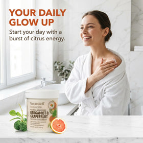 NatureWell cream applied to skin suitable for face and body.
