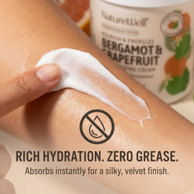 NatureWell bergamot and grapefruit scent evokes fresh citrus energy.