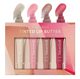 NatureWell Tinted Lip Butter Collection Pack with four sheer shades for everyday lips