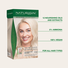 Naturigin after-color treatment nourishes hair after coloring