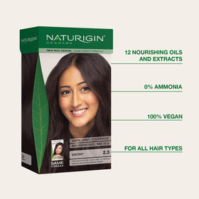 Naturigin color cream with applicator for easy, even coverage.