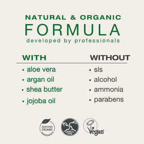 Naturigin step-by-step instructions for a simple at-home color.