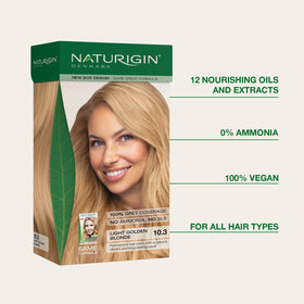 Naturigin 10-3 color cream close-up for creamy, even color application.