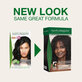 Naturigin 2.0 Black color cream tube for an even, rich shade and nourishing color.