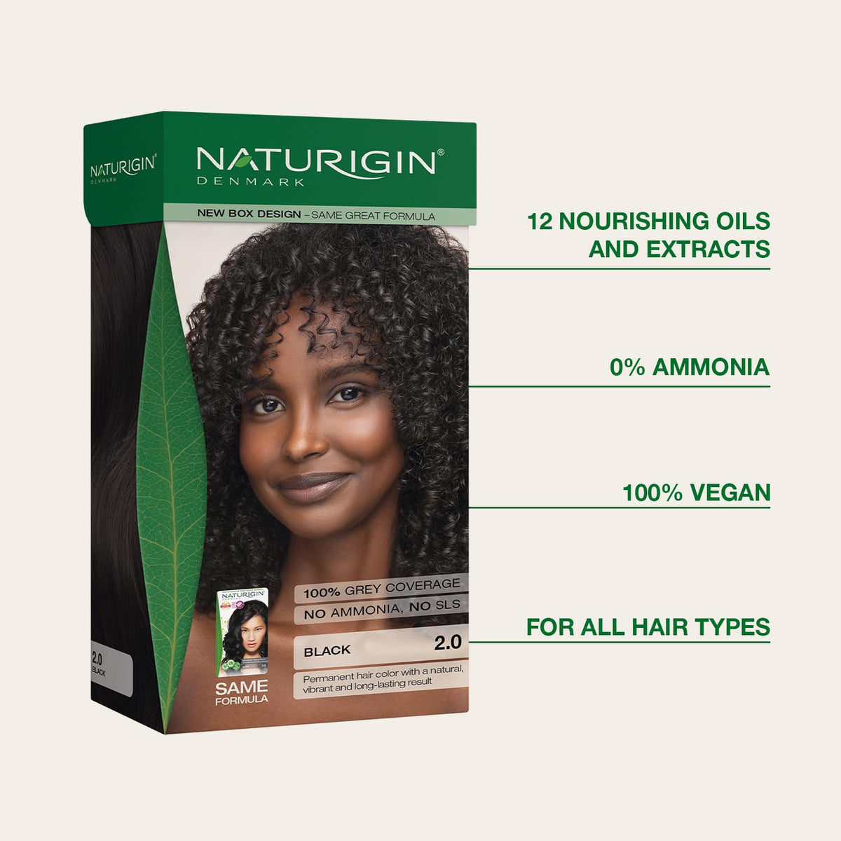 Naturigin activator bottle ensures smooth mixing for consistent color development.