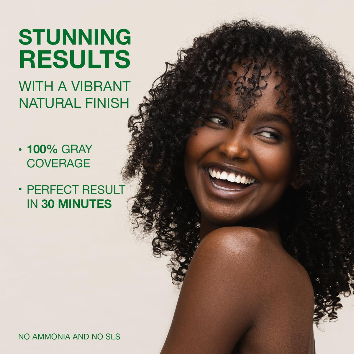 Naturigin after-color treatment sachet supports conditioning after dyeing.