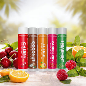 Naturistick UV Pro lip balm 5-pack packaging for convenient storage