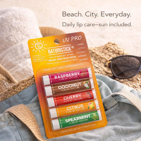 Naturistick UV Pro lip balm spearmint flavor for cooling application