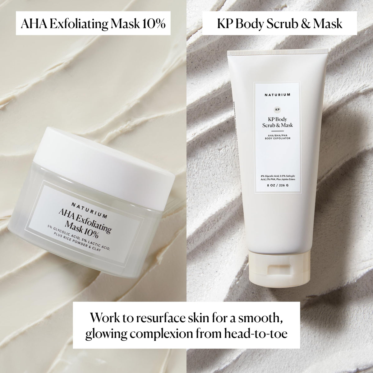 Naturium AHA Exfoliating Mask 10% vegan cruelty-free badge signals ethical skincare