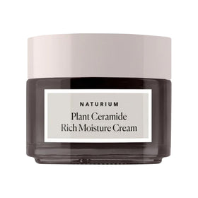 Naturium Plant Ceramide Rich Moisture Cream jar shows rich hydration for daily use