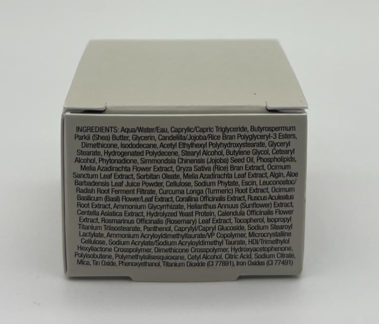 Two buildable shades shown to fit medium to deep skin tones.