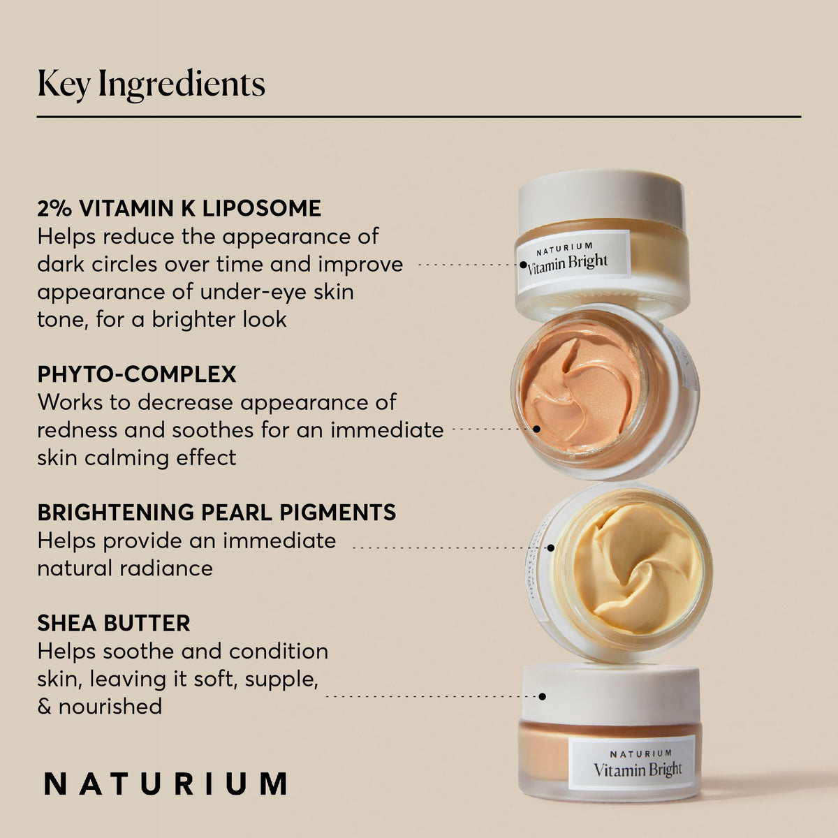 Patch-tested, pH-balanced cream used around the eye area.