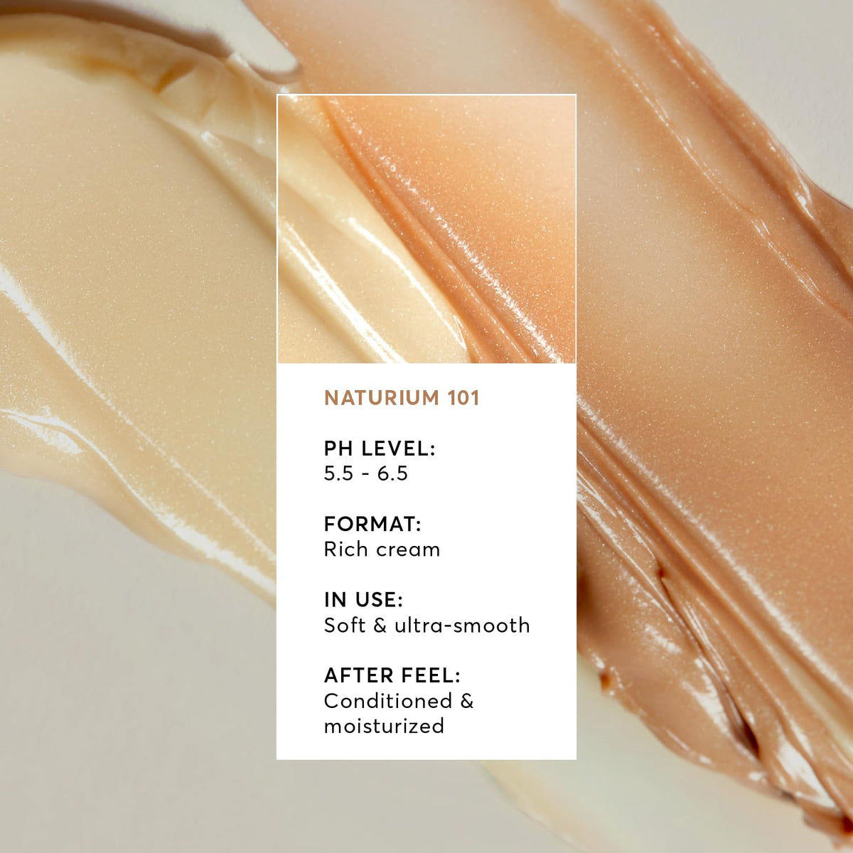 Close-up of light-reflecting mineral pigments brightening the under-eye area.