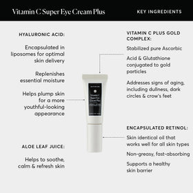 Naturium Vitamin C Super Eye Cream Plus application around the eye area for hydration.