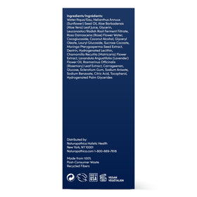Made in USA label on Naturopathica Chamomile Cleansing Milk packaging.