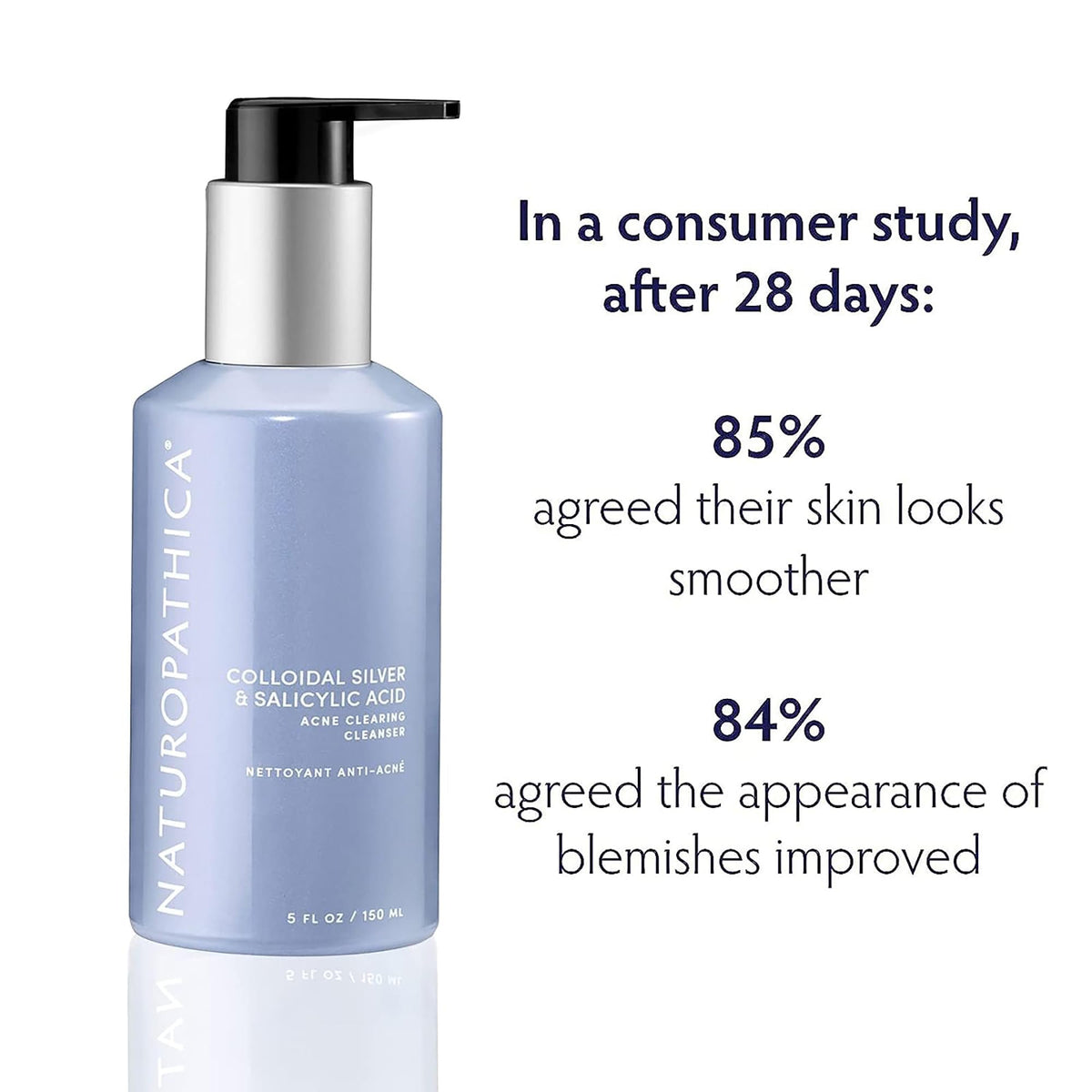 Naturopathica cleanser lather close-up illustrating cleansing action.