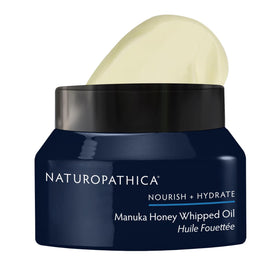 Naturopathica Manuka Honey Whipped Oil jar delivers rich hydration for daily skin care.