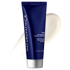 Naturopathica Oat Cleansing Polish face scrub close-up highlighting exfoliating beads for gentle cleansing