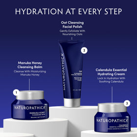 Mask application using Naturopathica Oat Cleansing Polish for a 10-minute treatment