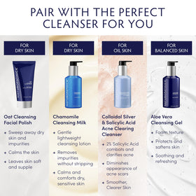 Rinsing off Naturopathica Oat Cleansing Polish after exfoliating cleanse