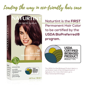 Naturtint 3R gloves help keep hands clean during at-home application.