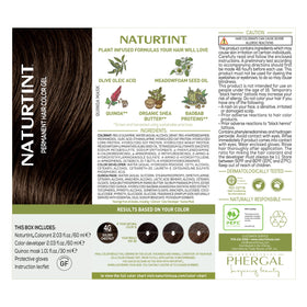 Naturtint 4G Golden Chestnut packaging highlights vegan and cruelty-free formula.
