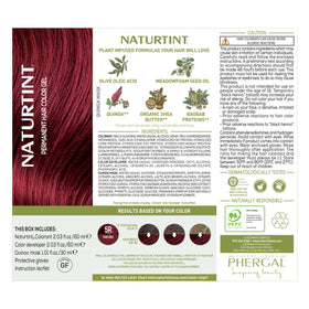 Naturtint 5R Fire Red plant-based ingredients for healthier-feeling hair