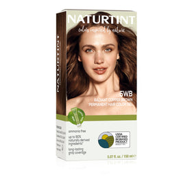Naturtint 5WB Radiant Copper Brown bottle showing ammonia-free color for at-home use