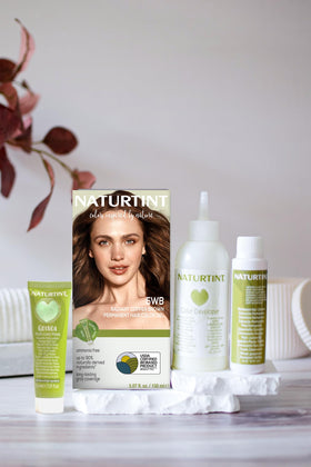 Naturtint 5WB Radiant Copper Brown packaging highlighting vegan and cruelty-free formula