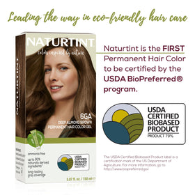 Naturtint 6GA deep almond brown color result with natural depth