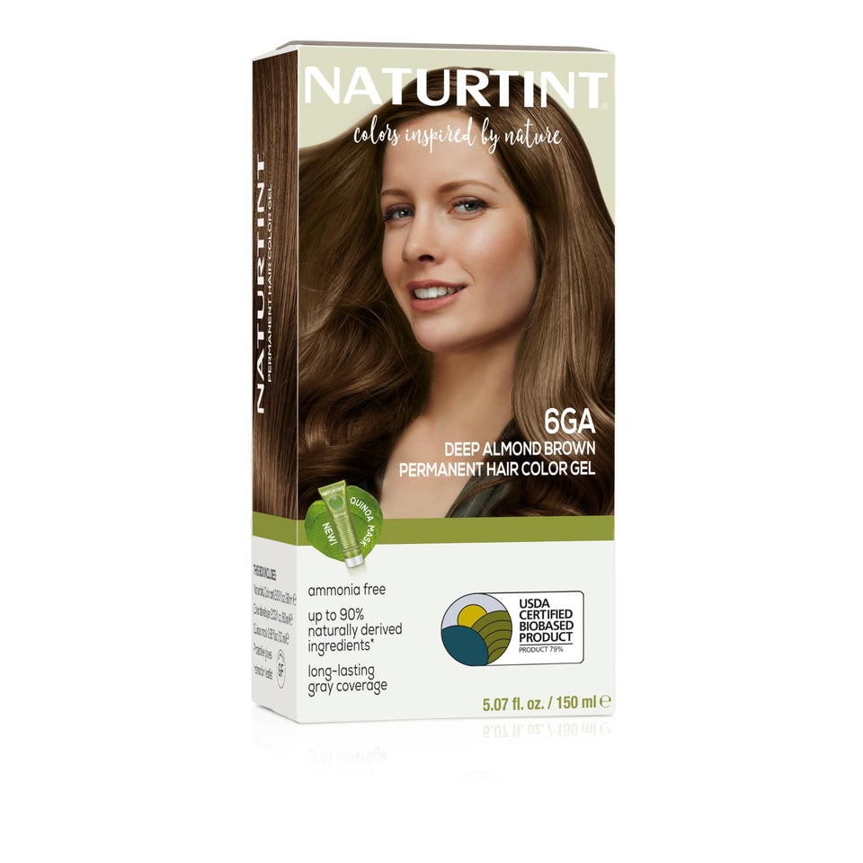 Naturtint 6GA packaging shows ammonia-free formula for at-home color
