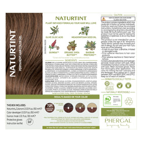 Naturtint 7GM Chocolate Caramel color swatch preview for gray coverage.