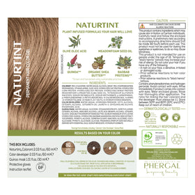 Naturtint 8G Sandy Golden Blonde gloves help keep hands clean.