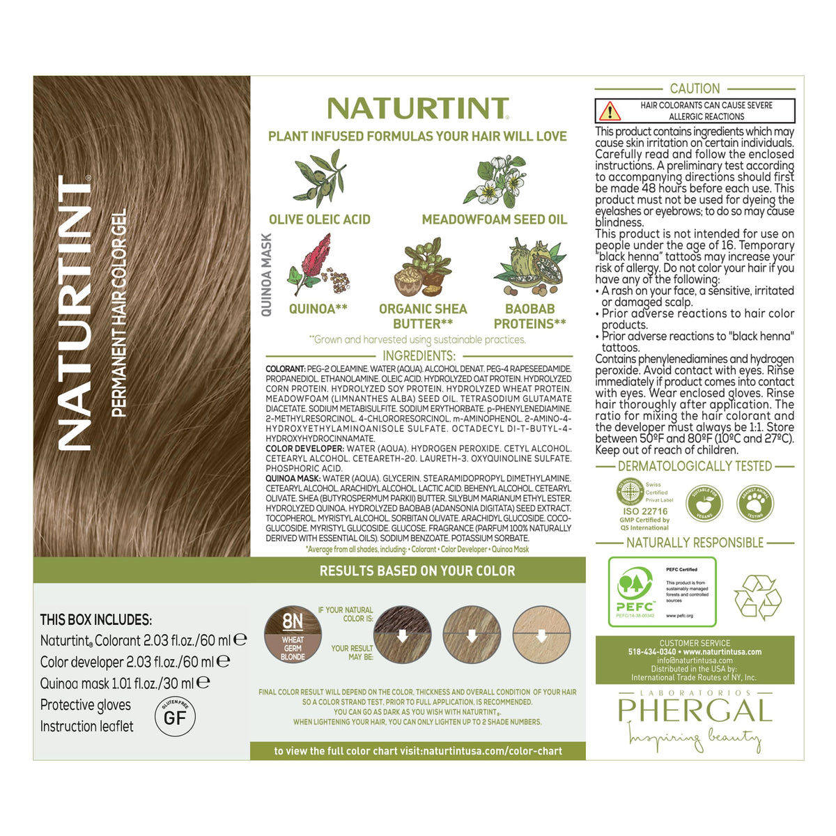 Naturtint 8N bottle being opened reveals creamy formula for even distribution.