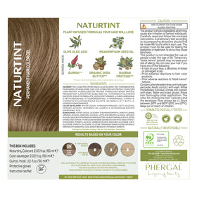 Naturtint 8N bottle being opened reveals creamy formula for even distribution.
