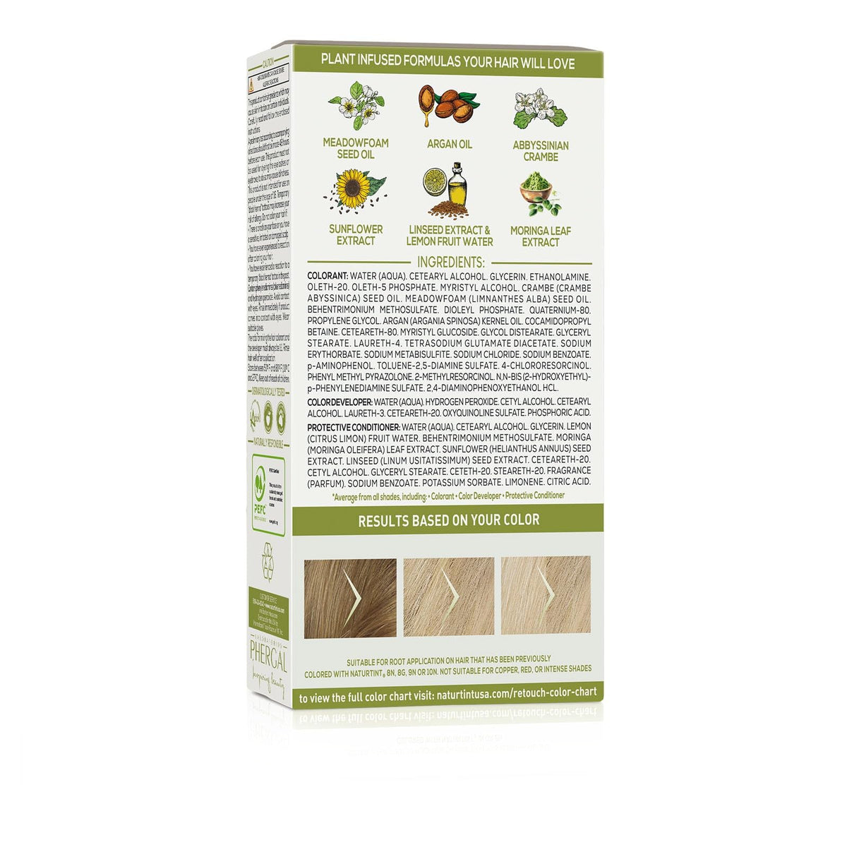 Naturtint Application on Root demonstrating gentle, ammonia-free formula on scalp