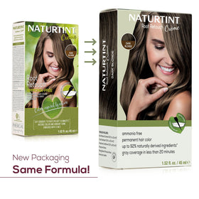 Naturtint Dark Blonde Root Retouch Cream application scene showing easy root blending.