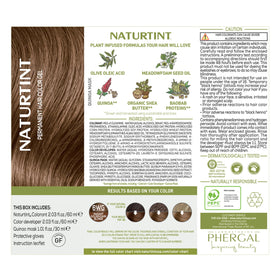 Naturtint vegan cruelty-free badge highlights ethical hair color choice.