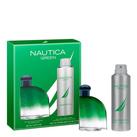 Nautica Color Green EDT bottle close-up for daily wear.