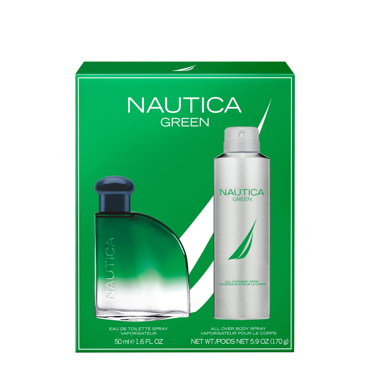 Nautica Color Green geranium note adds a clean nuance.