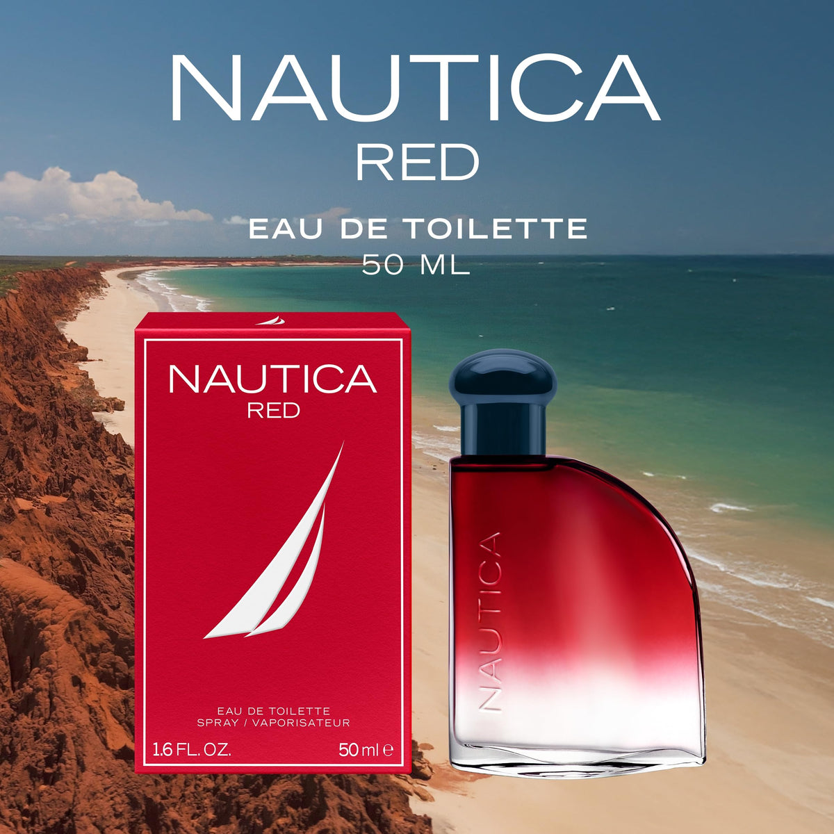Nautica Color Red top-note pepper close-up for invigorating spice.