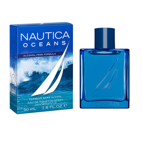 Nautica Oceans bottle top notes reveal crisp citrus for daily wear.